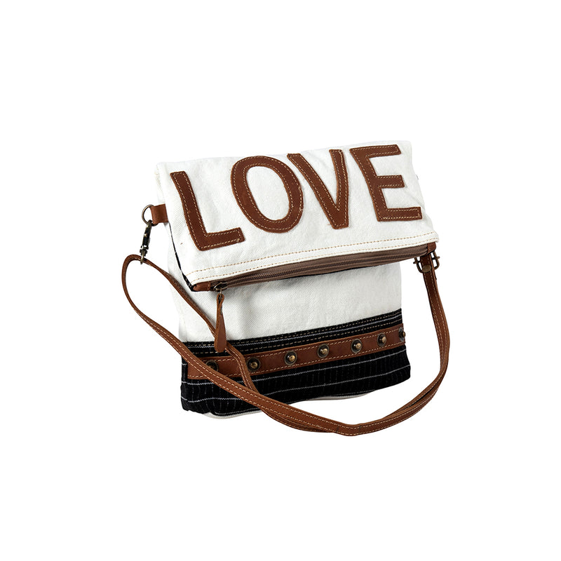 Love Note leather crossbody bag