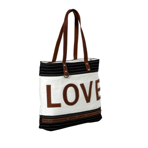 Letters Of Love Tote Bag