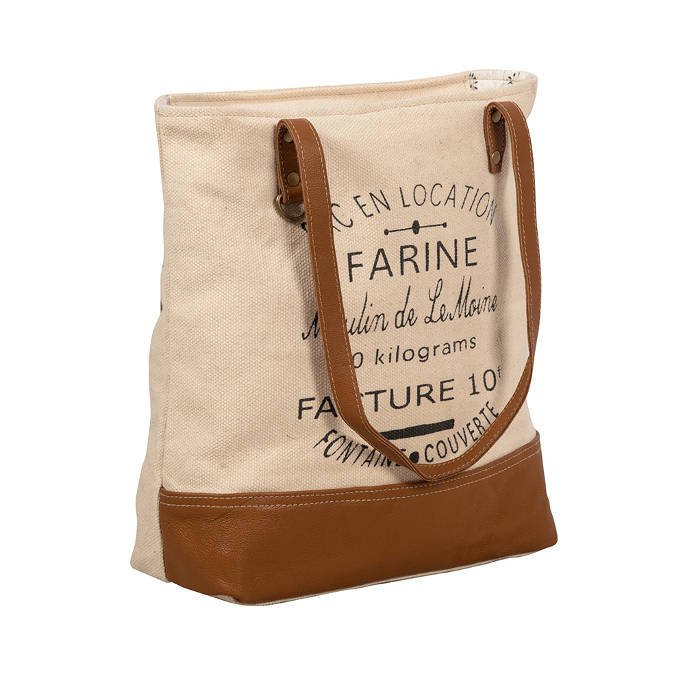Farine Canvas Tote Bag - Myra USA