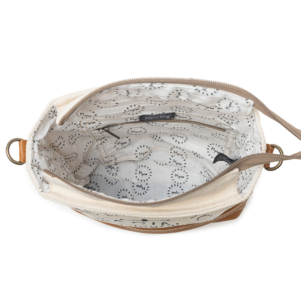 Farine Canvas Shoulder Bag - Myra USA