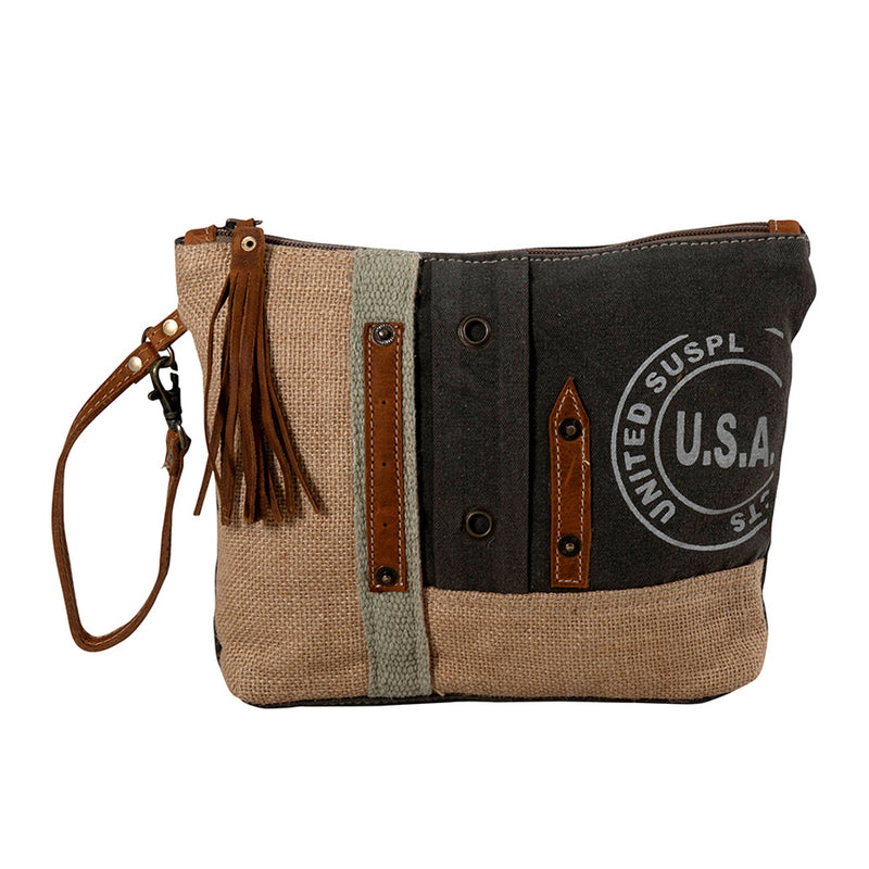 USA Canvas Patch Pouch