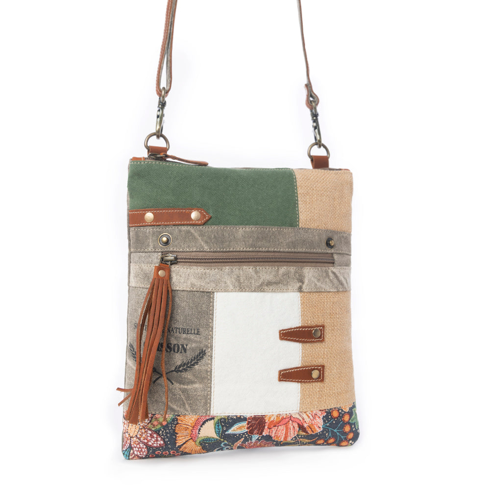 USA Canvas Patch Crossbody Bag