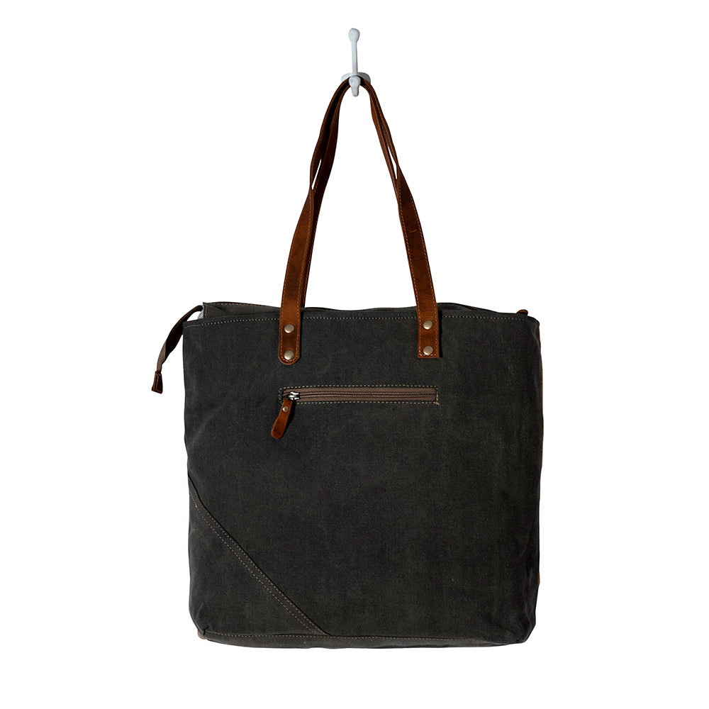 USA Canvas Patch Tote Bag - Myra USA