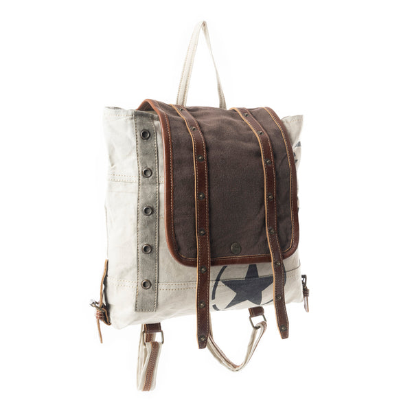 Army Motif Backpack Bag - Myra USA