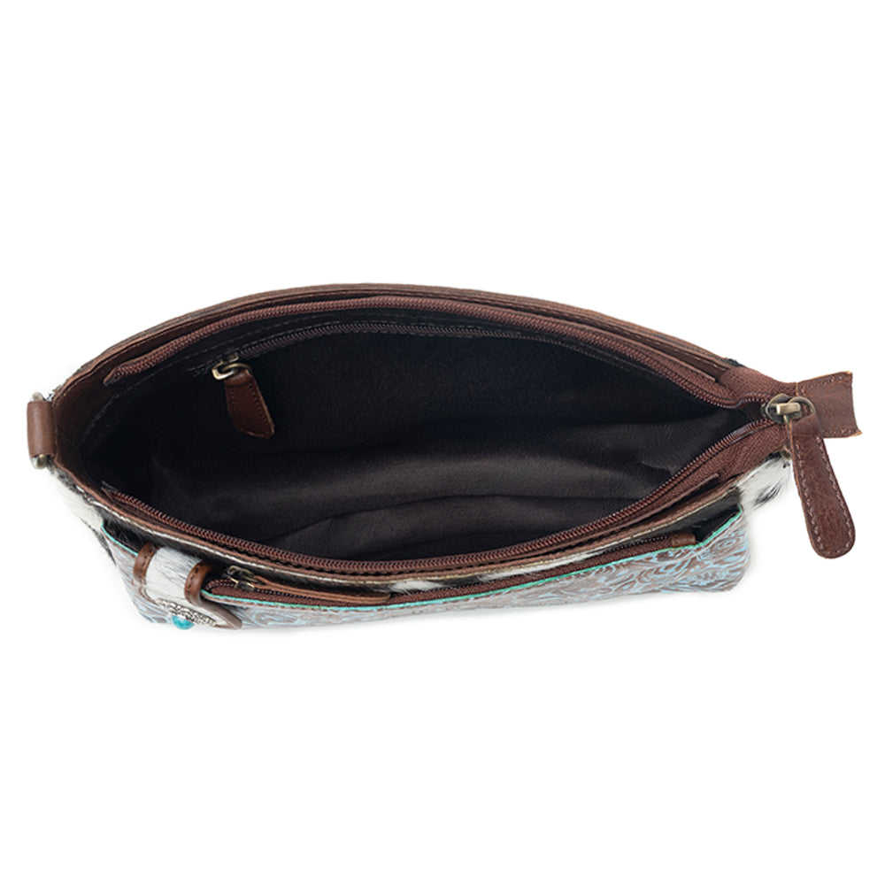 Marta Plains Leather & Hairon Bag - Myra USA