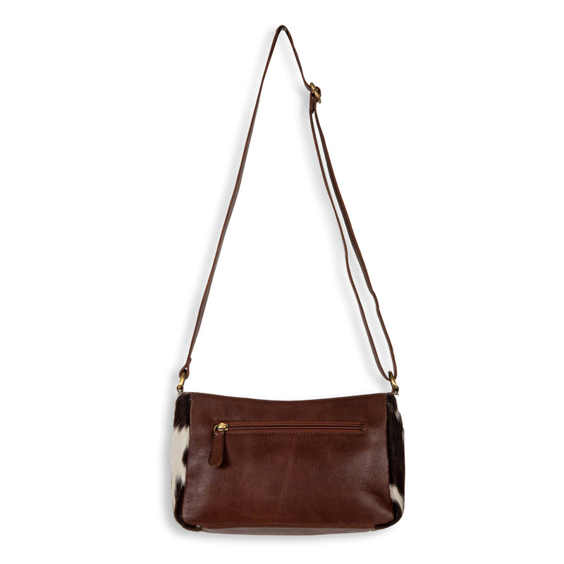 Marta Plains Leather & Hairon Bag