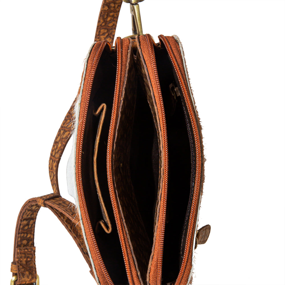 Swift Rider Leather Hairon Bag - Myra USA