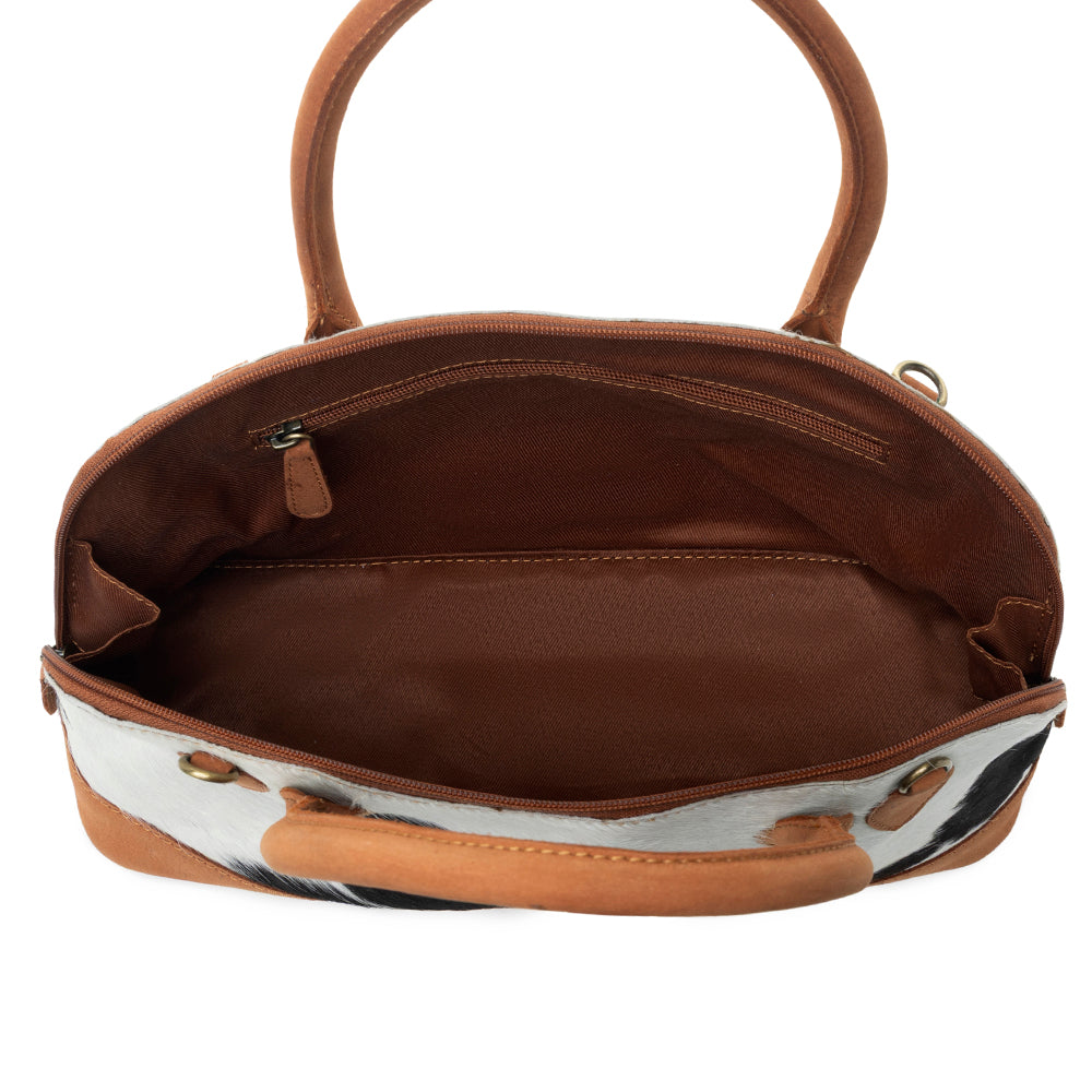 Westward Hair-on Hide Leather Hairon Bag - Myra USA