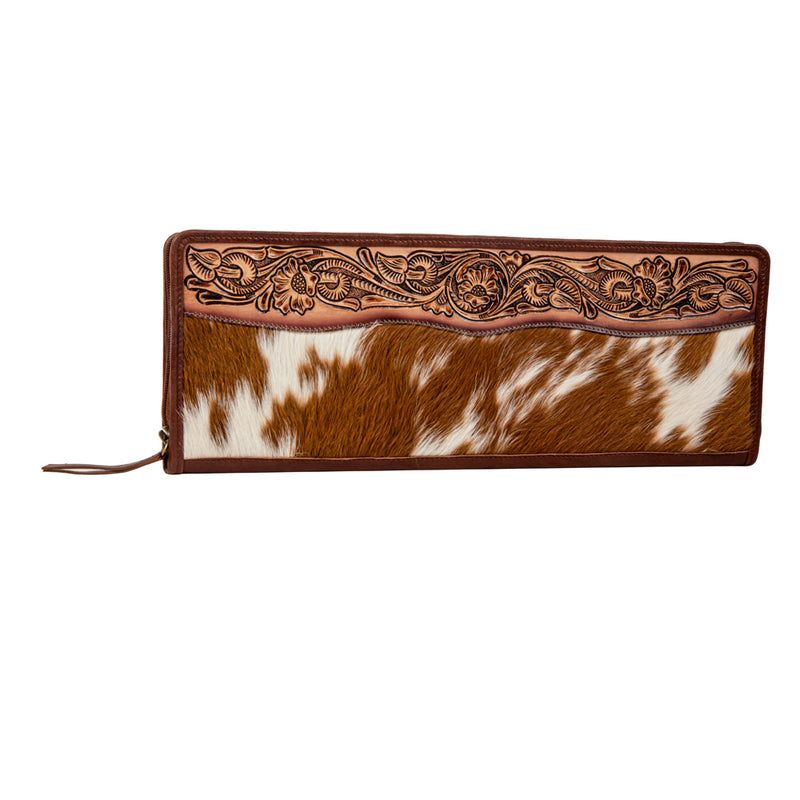 Classic Country Hand-Tooled Jewelry Box Case