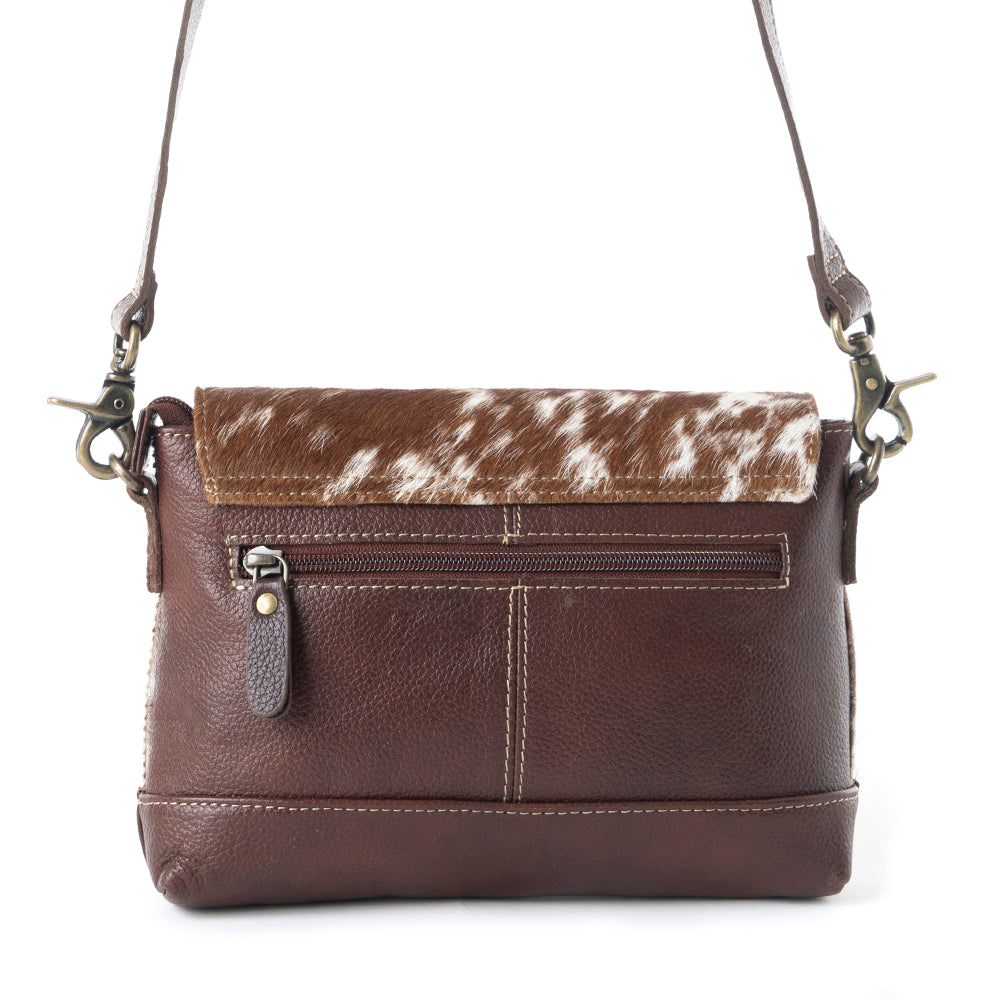 Ridge Morning Glory Leather & Hairon Bag - Myra USA