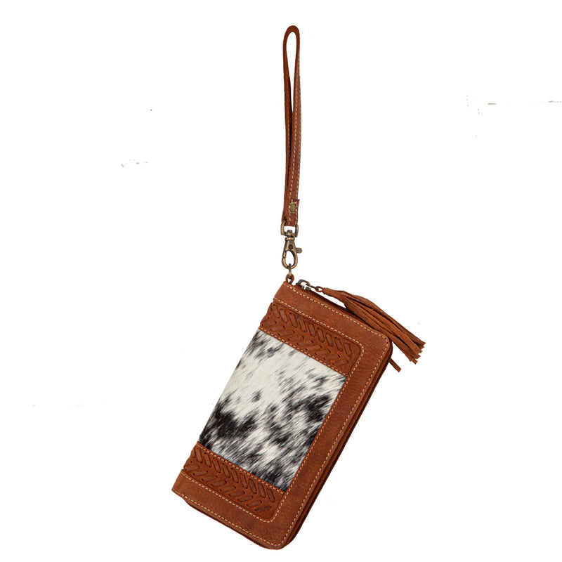 Westward Hair-On Hide Accent Wallet