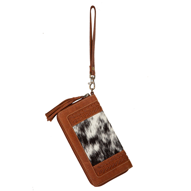 Westward Hair-On Hide Accent Wallet