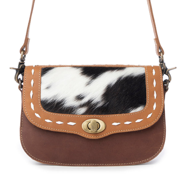 Oxbow Falls Leather Hairon Bag - Myra USA