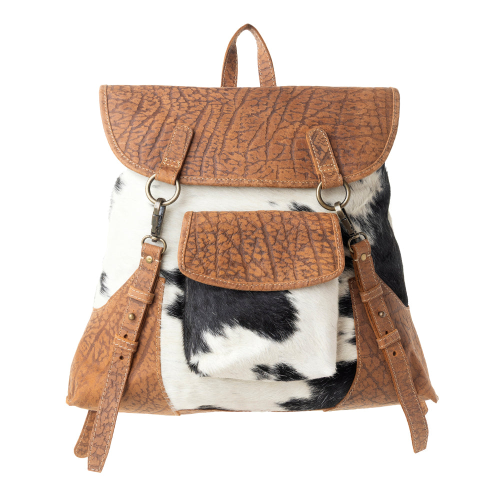 Stratford Trail Accent Leather Leather Hairon Bag - Myra USA