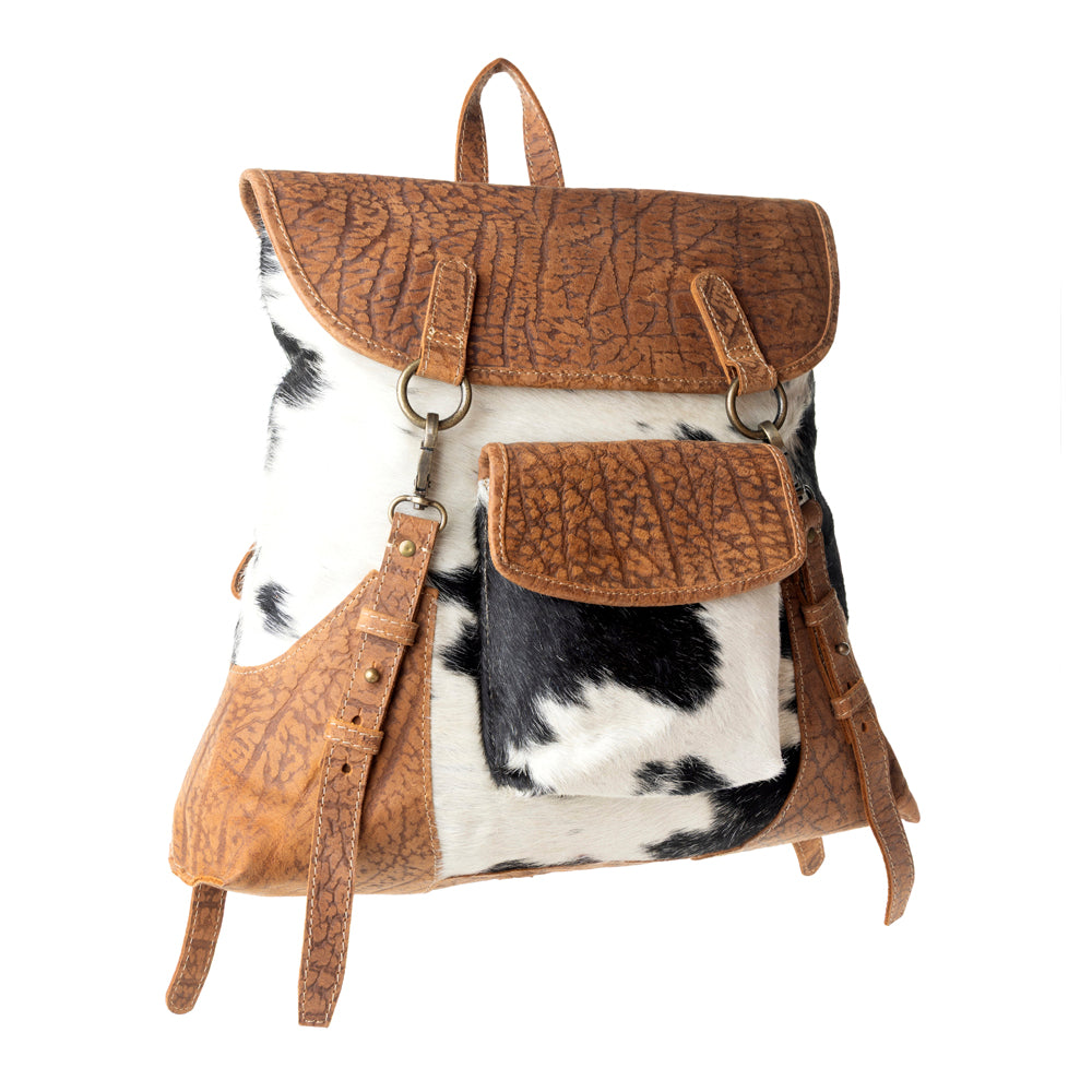 Stratford Trail Accent Leather Leather Hairon Bag - Myra USA