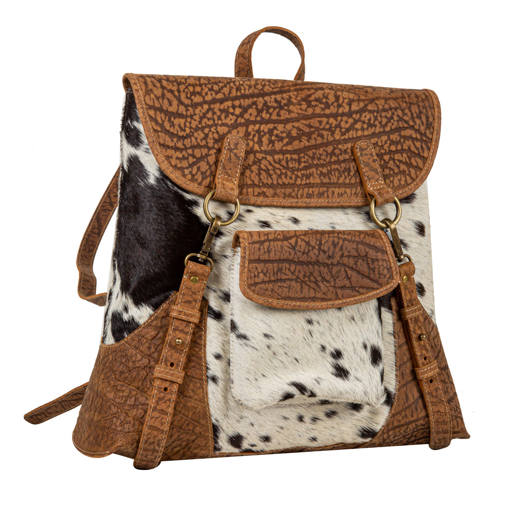 Stratford Trail Accent Leather Leather Hairon Bag - Myra USA