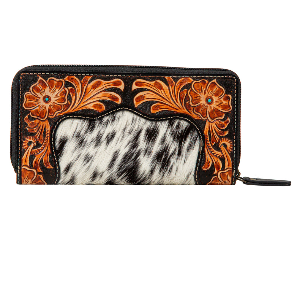 Rose Of The Desert Hand-Tooled Wallet - Myra USA
