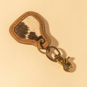 Pony Brook Key Fob In Black & White - Myra USA