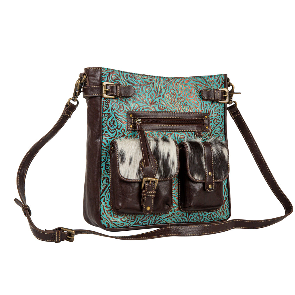 Zapata Leather Hairon Bag - Myra USA