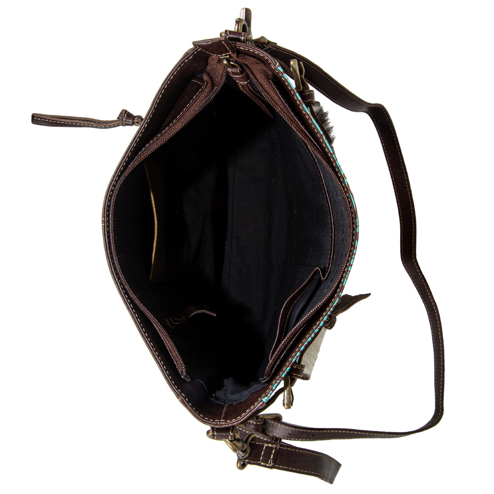 Zapata Leather Hairon Bag - Myra USA