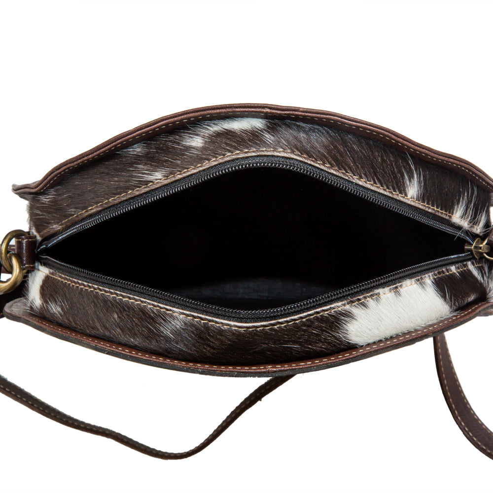 Night Gaze Hand-Tooled Round Bag - Myra USA