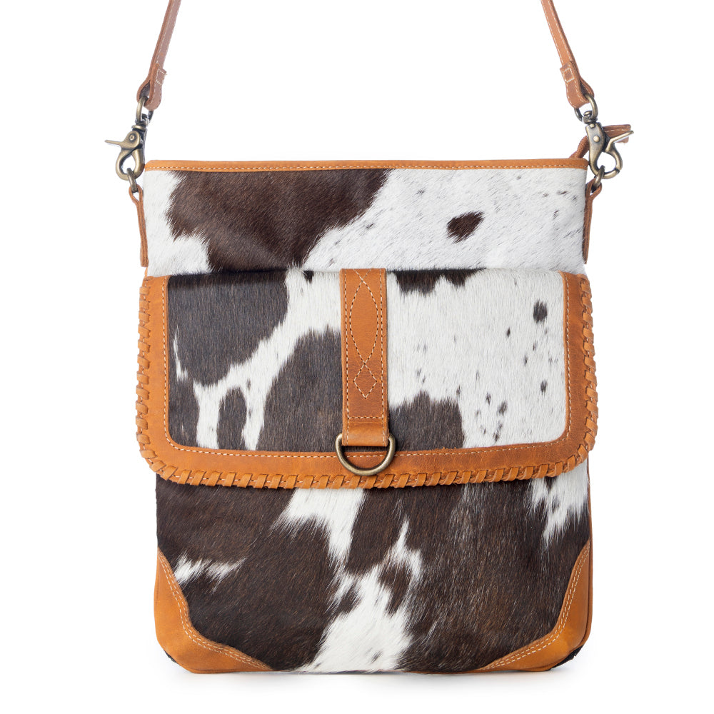 Taragon Hair-On Hide Canvas Hairon Bag - Myra USA