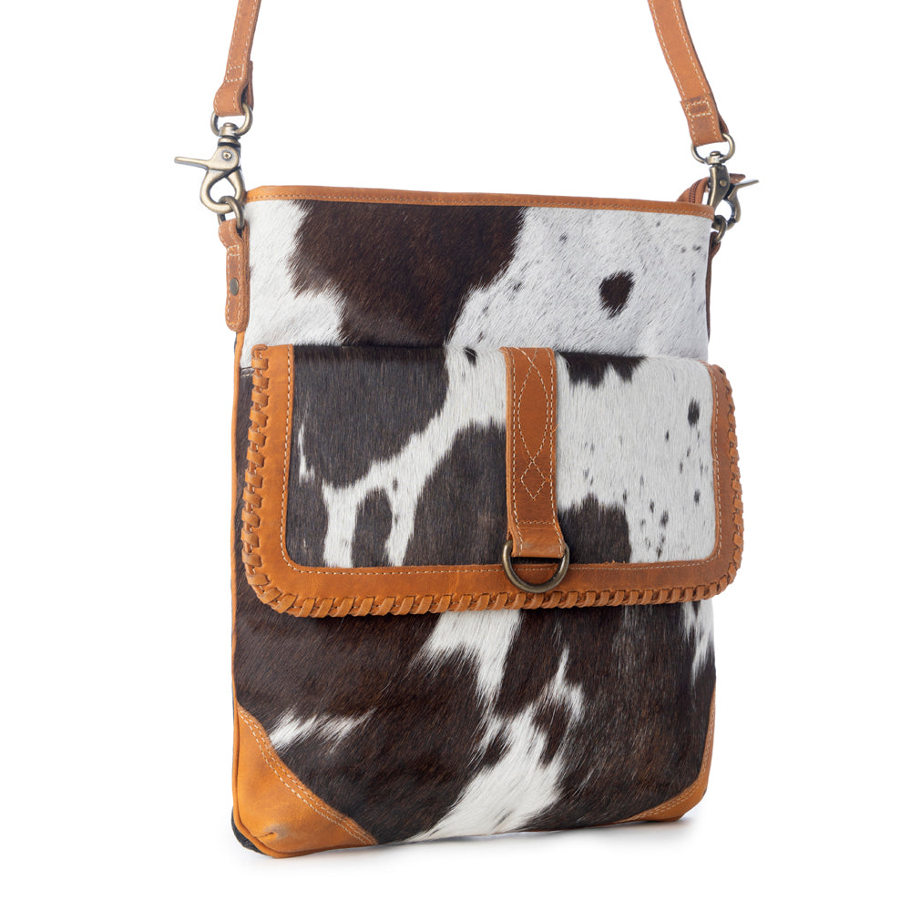 Taragon Hair-On Hide Canvas Hairon Bag - Myra USA