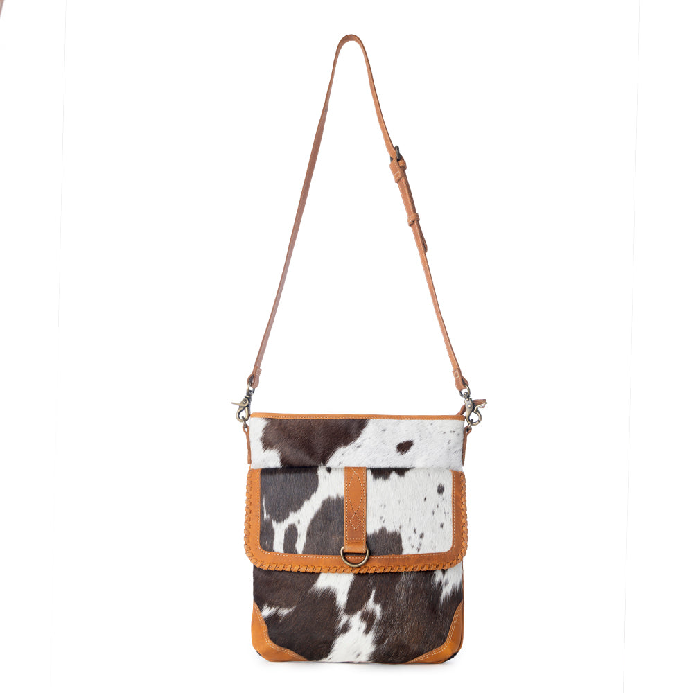Taragon Hair-On Hide Canvas Hairon Bag - Myra USA