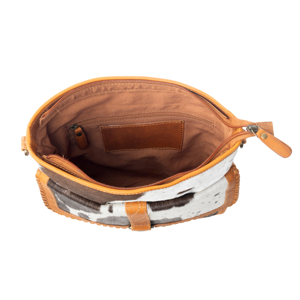 Taragon Hair-On Hide Canvas Hairon Bag - Myra USA