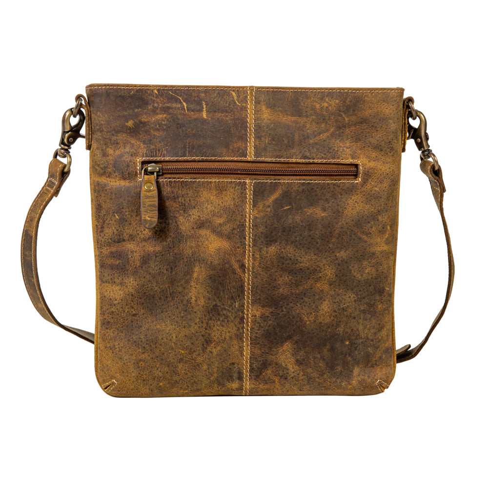 Lawson Roundup Leather & Hairon Bag - Myra USA