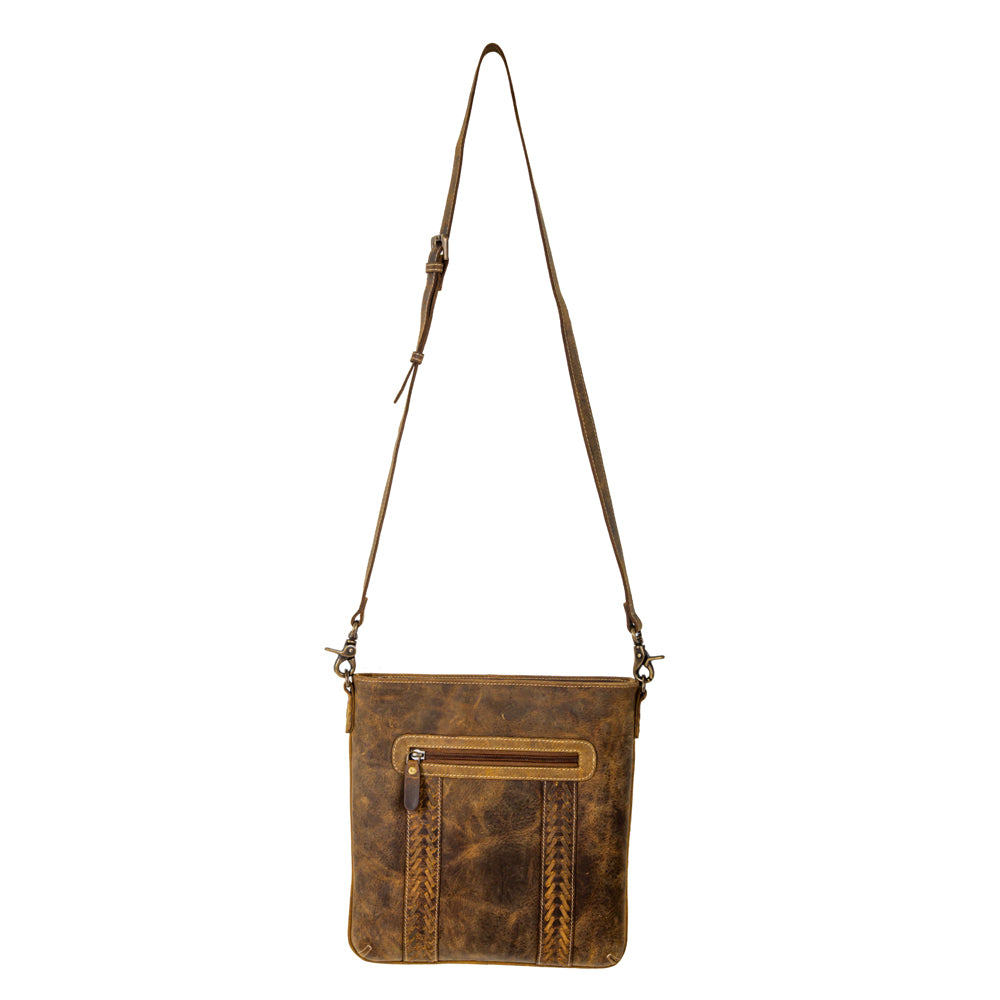 Lawson Roundup Leather & Hairon Bag - Myra USA