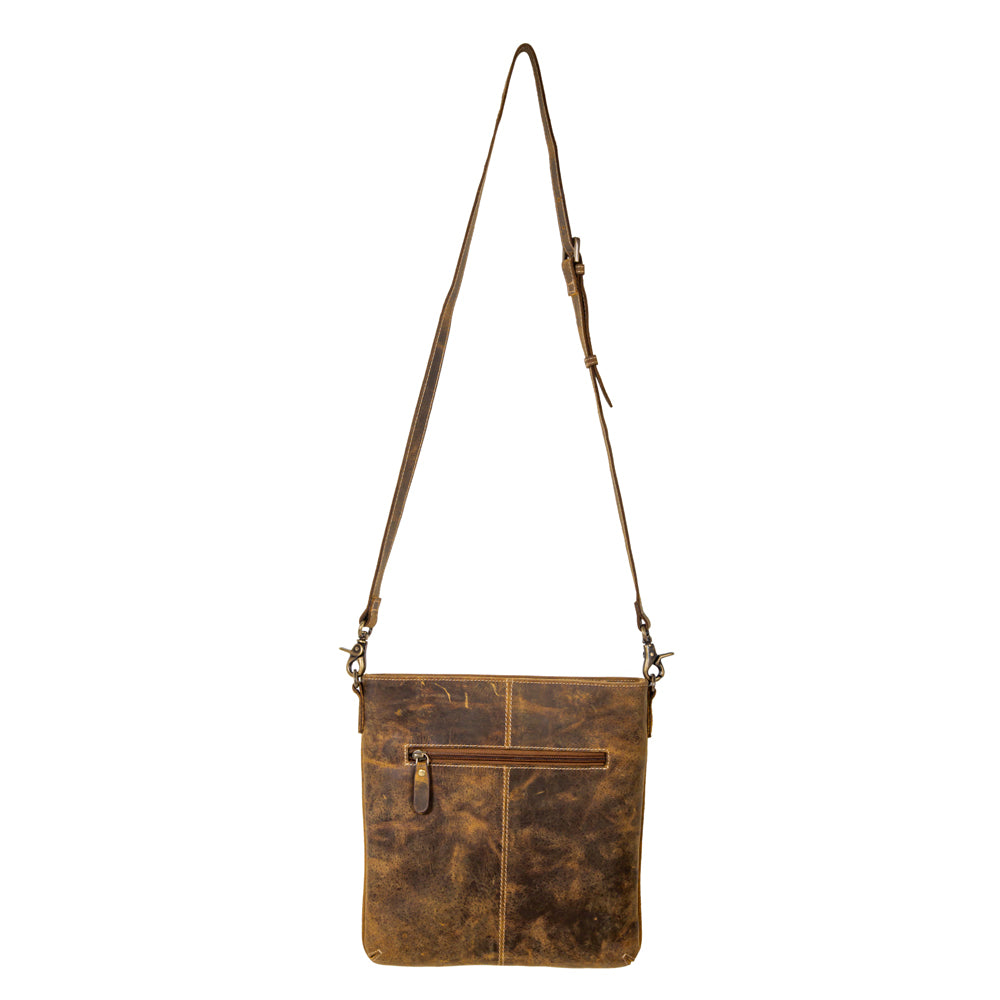 Lawson Roundup Leather & Hairon Bag - Myra USA