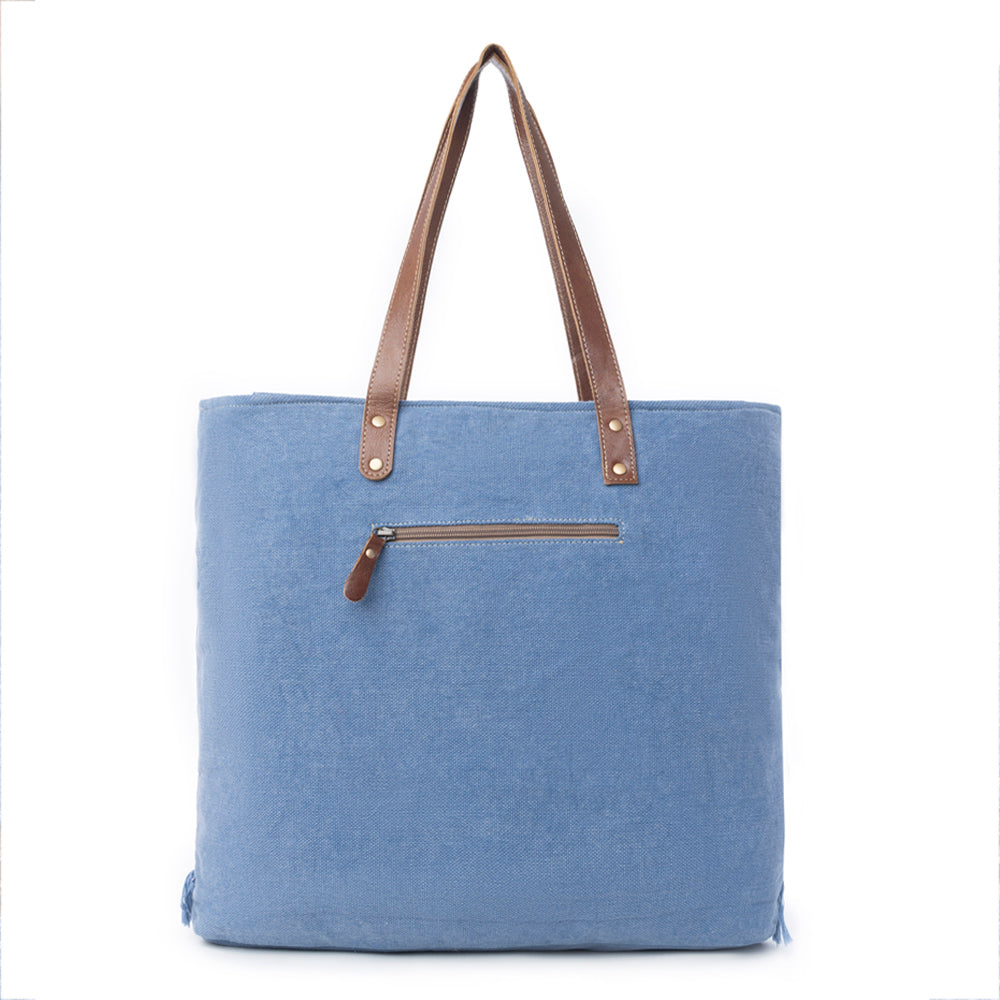 Ember Reflections Embroidered Tote Bag - Myra USA