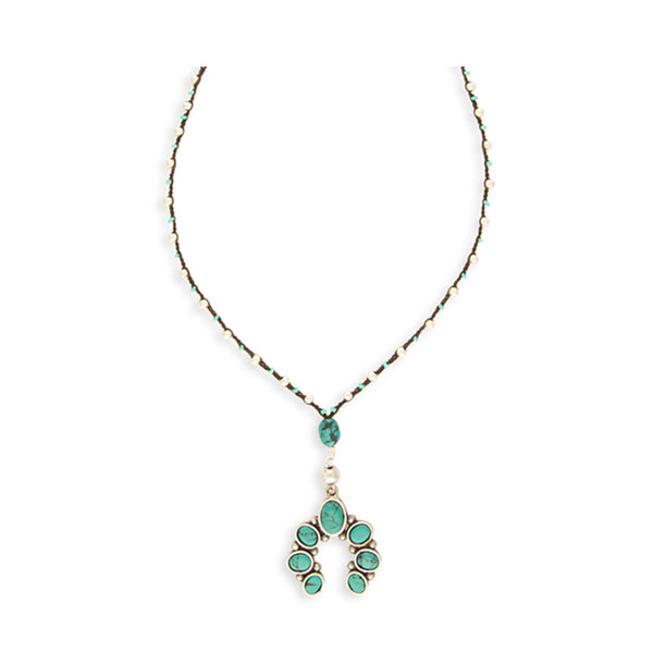 Mesa Top Squash Blossom Necklace