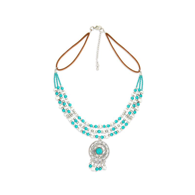 Song of the Southwest Layered Medallion Necklace