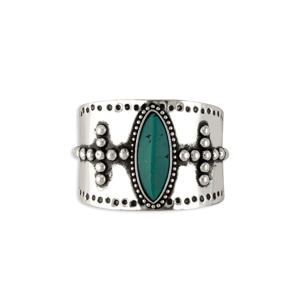 Forever Faith Silver Cuff Bracelet - Myra USA