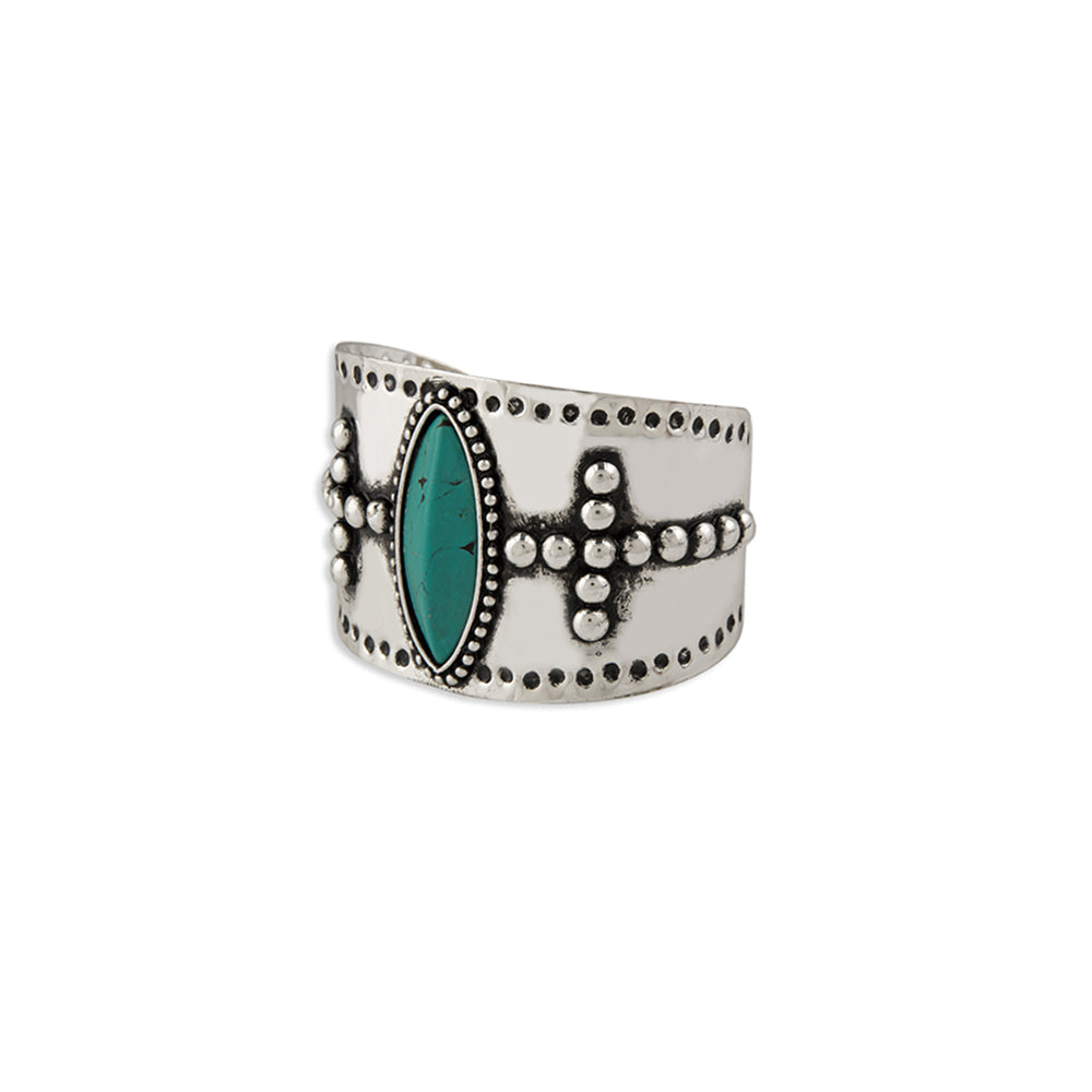 Forever Faith Silver Cuff Bracelet - Myra USA