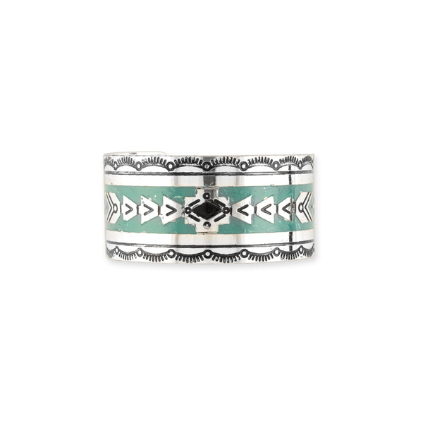 Mesa Heritage Etched Metal Cuff Bracelet - Myra USA