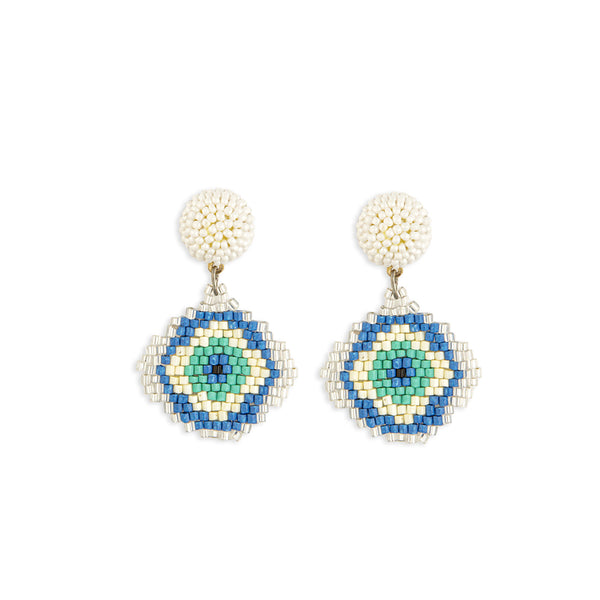 Water Bloom Beaded Earrings