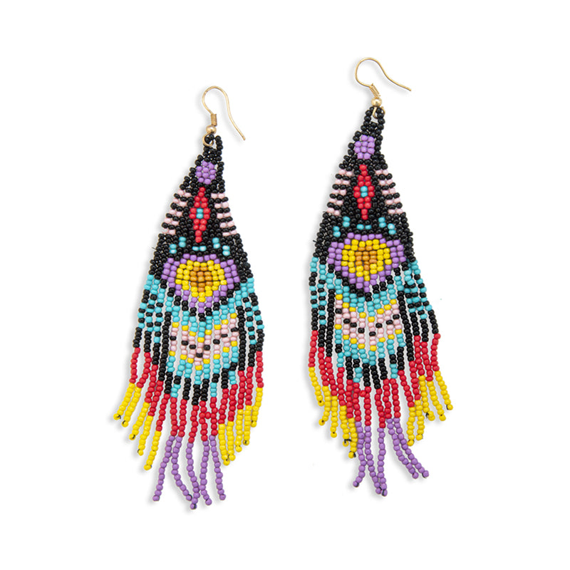 Dancing Joy Beaded Earrings