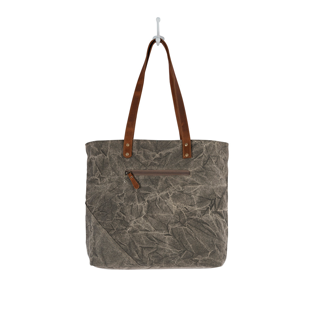 Boulangerie Floral Trim Tote Bag - Myra USA