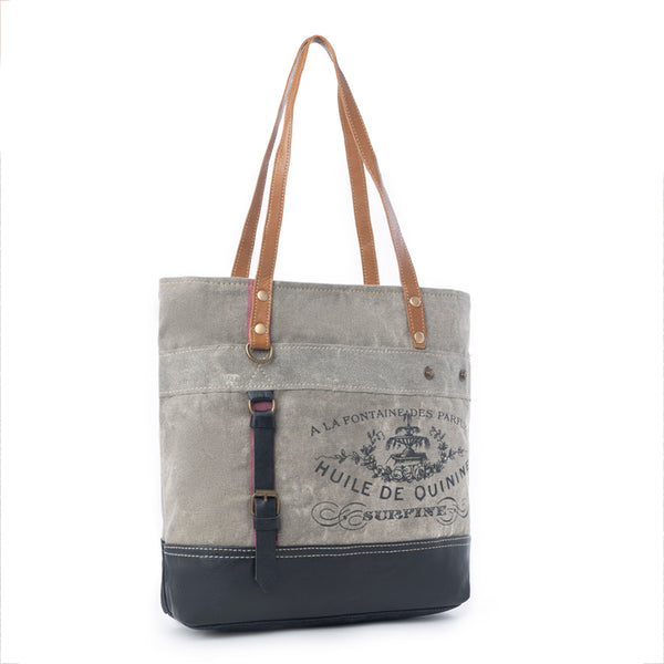 Fontaine de Parfums Gray Tote Bag - Myra USA