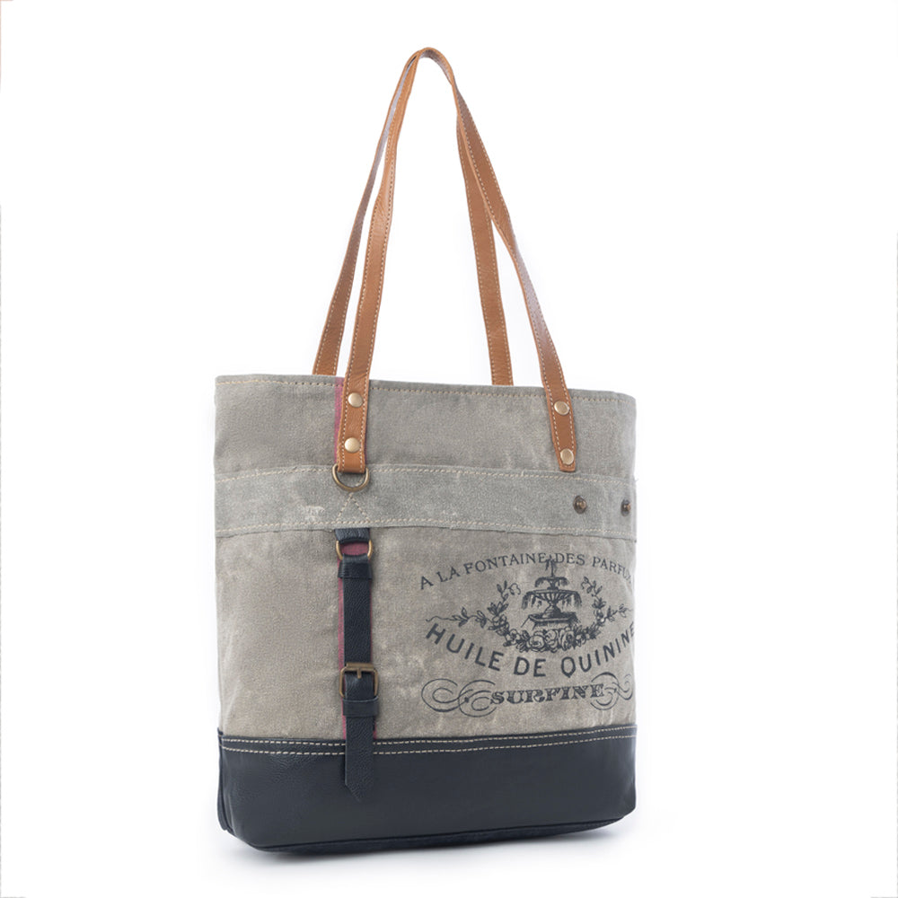 Fontaine de Parfums Gray Tote Bag - Myra USA