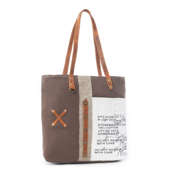 Graded Cotton Farmland Tote Bag - Myra USA