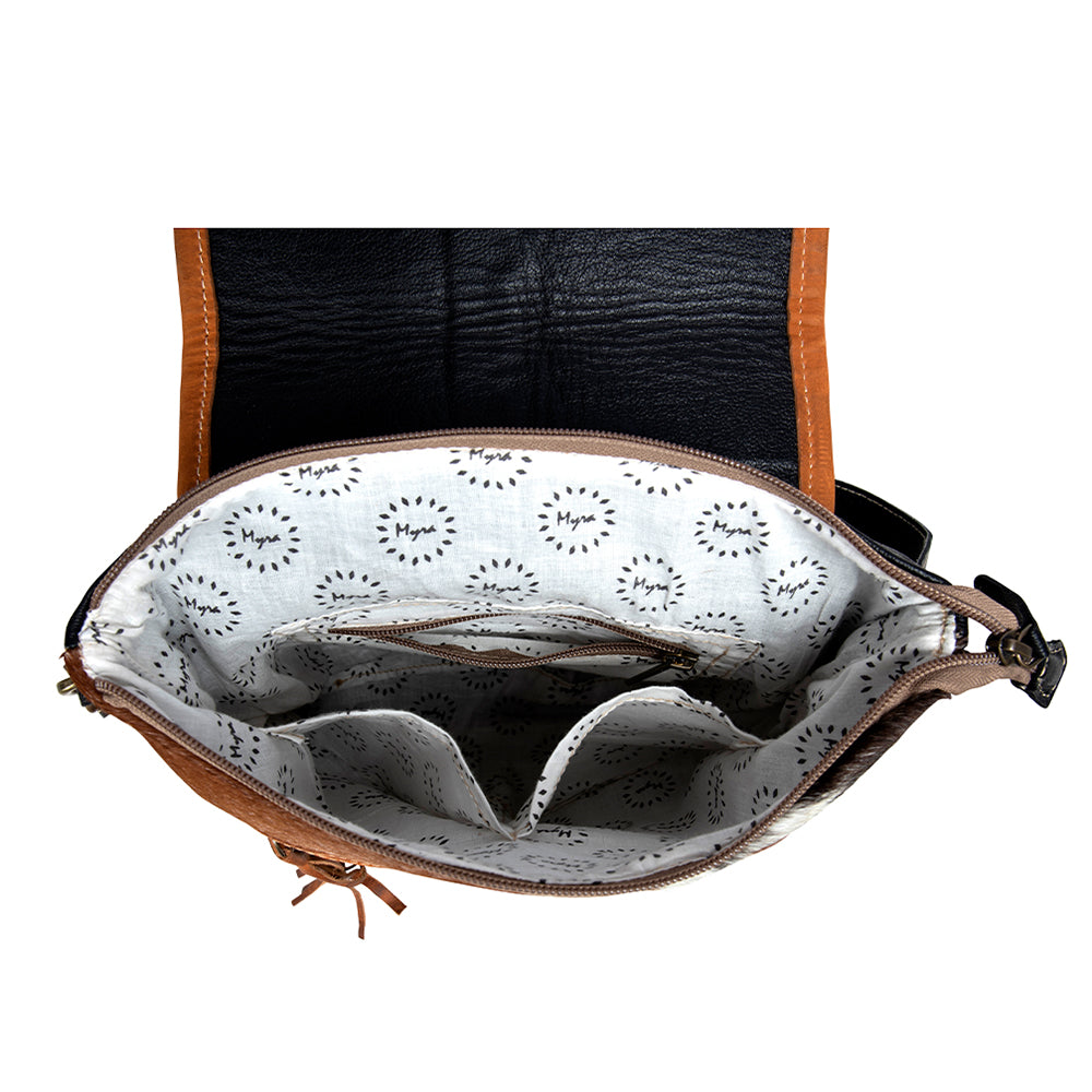 Tyler Ridge Leather Hairon Bag - Myra USA