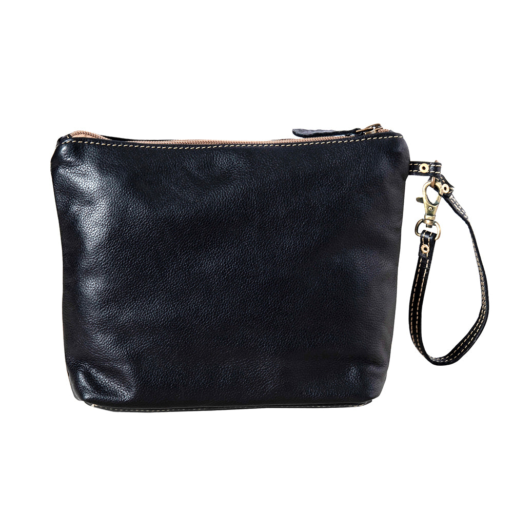 Tyler Ridge Hair-on Hide Pouch - Myra USA