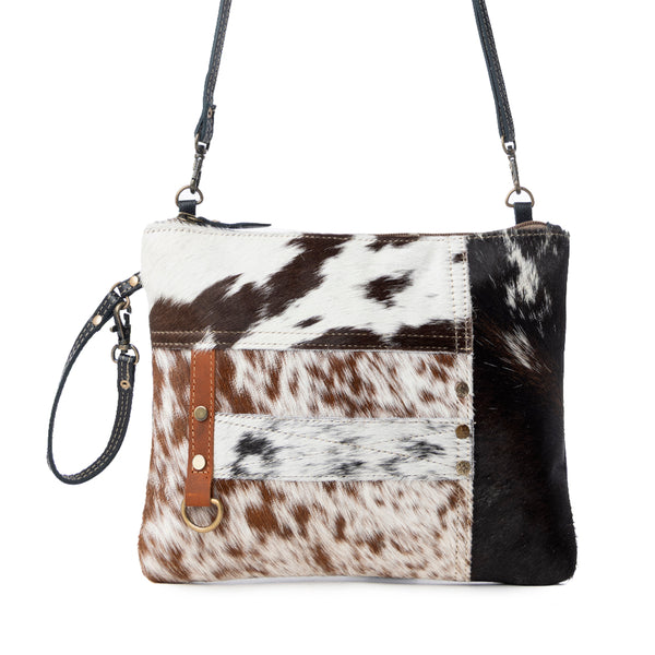 Tyler Ridge Hair-on Leather Bag - Myra USA