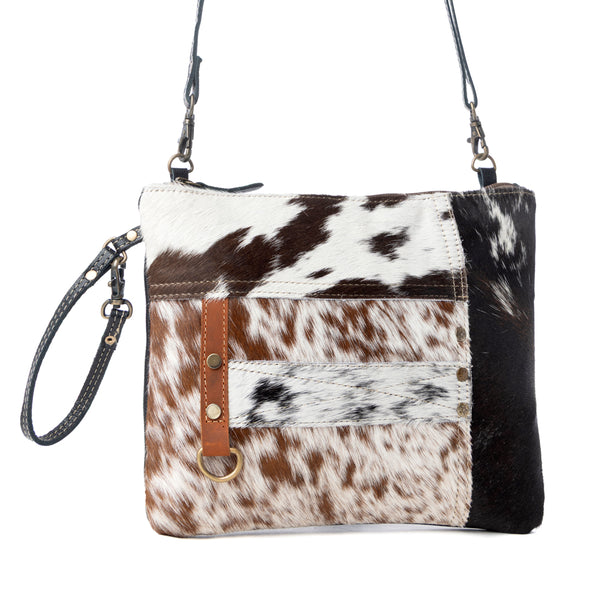 Tyler Ridge Hair-on Leather Bag - Myra USA