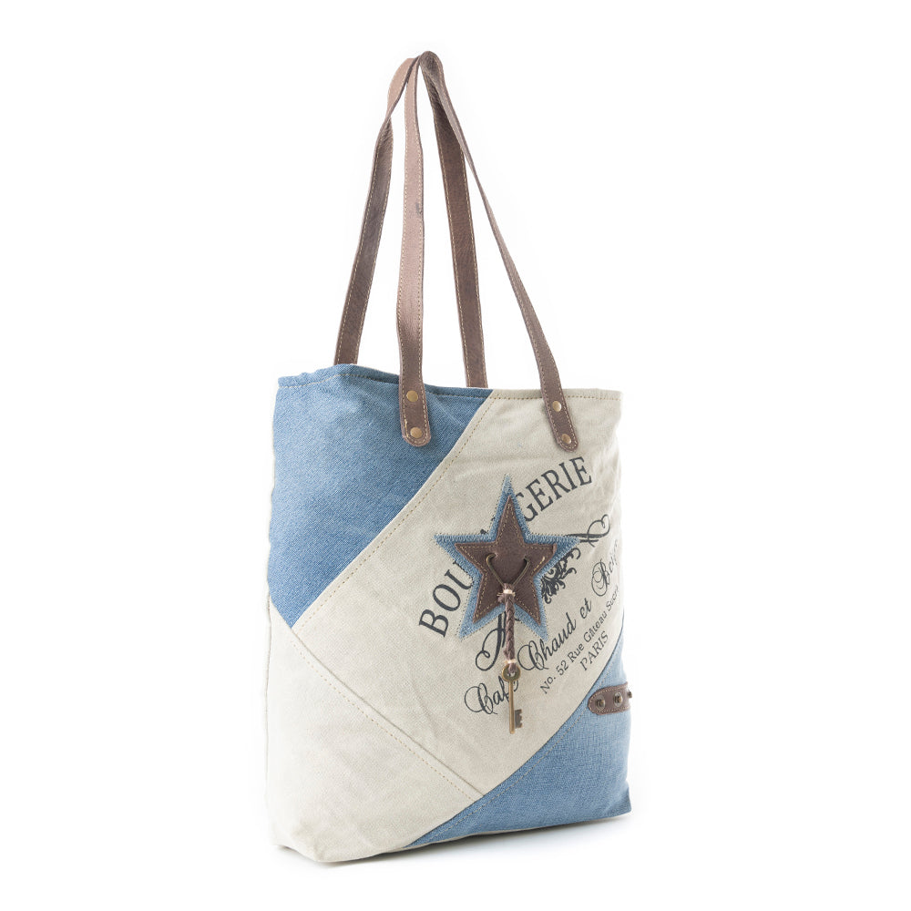 Blue Star Key Tote Bag - Myra USA