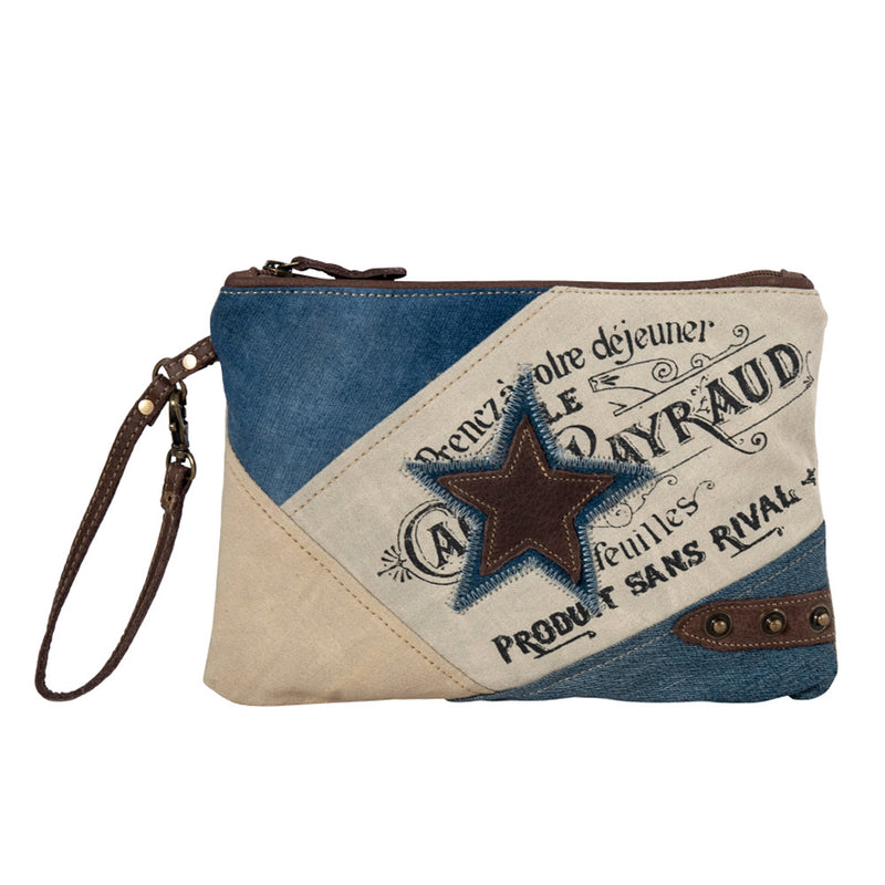 Blue Star Key Pouch